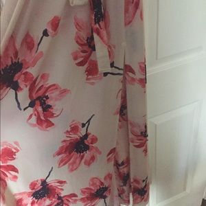 White Floral Maxi Dress